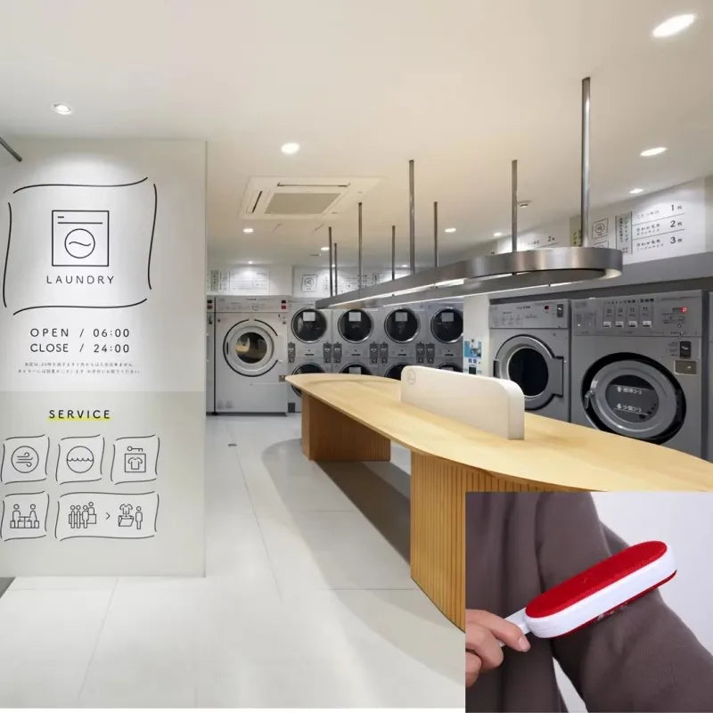 Self-Cleaning Pet Hair Remover Roller - Double-Sided Lint Brush for Dogs & Cats