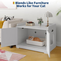 Elegant Cat Litter Box Enclosure