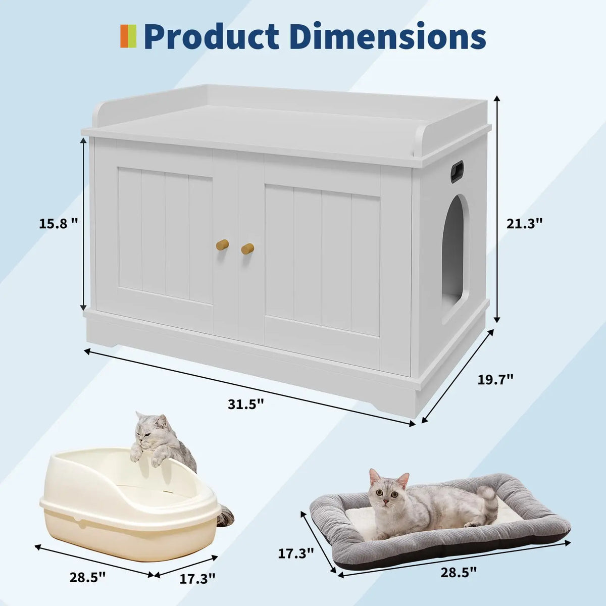 Elegant Cat Litter Box Enclosure