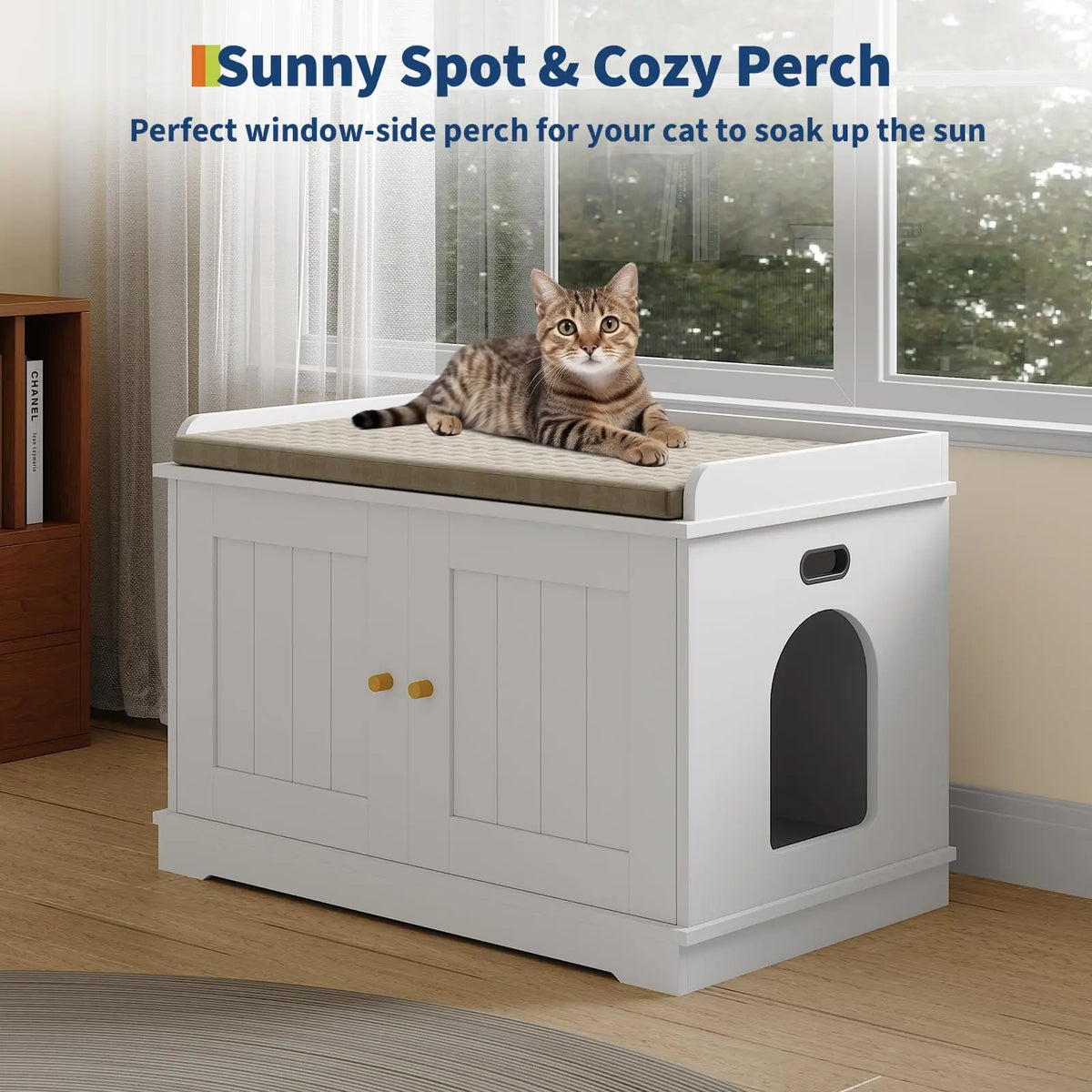 Elegant Cat Litter Box Enclosure