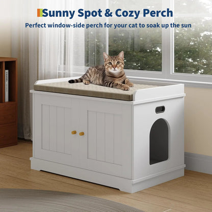 Elegant Cat Litter Box Enclosure